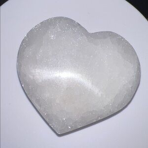 Heart-Shaped Selenite plate
